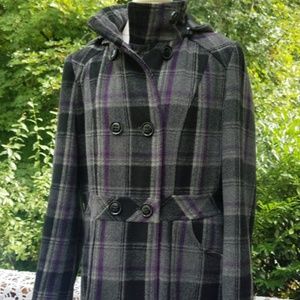 Metaphor Nordstrom Wool Blend Peacoat Ladies Large